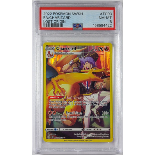 Charizard Holo TG03/TG30 PSA 8 NEAR MINT - MINT