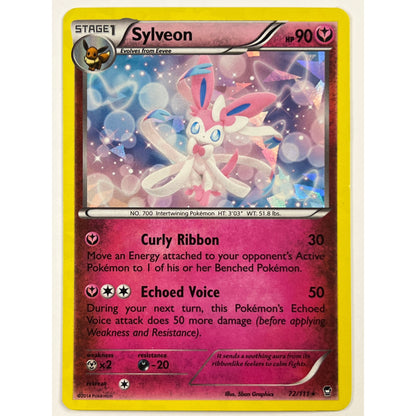 Sylveon Cracked Ice Holo Rare 72/111