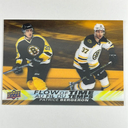 2022-23 Tim Hortons Patrice Bergeron Flow of Time 3D Lenticular