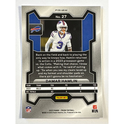 2023 Donruss Optic Damar Hamlin Red White Blue Prizm | Local Legends Cards & Collectibles