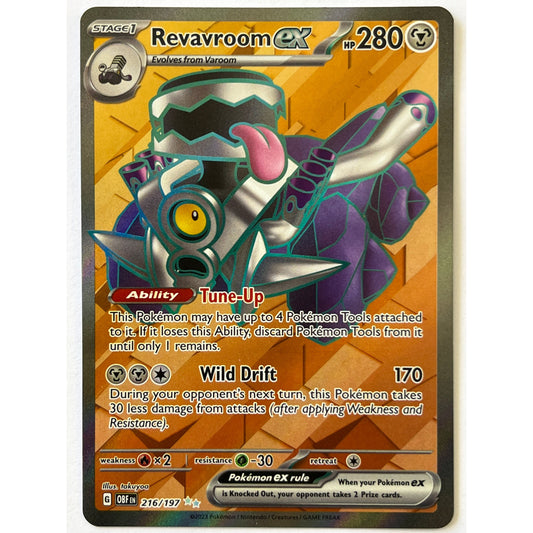 Revavroom EX Holo Ultra Rare 216/197