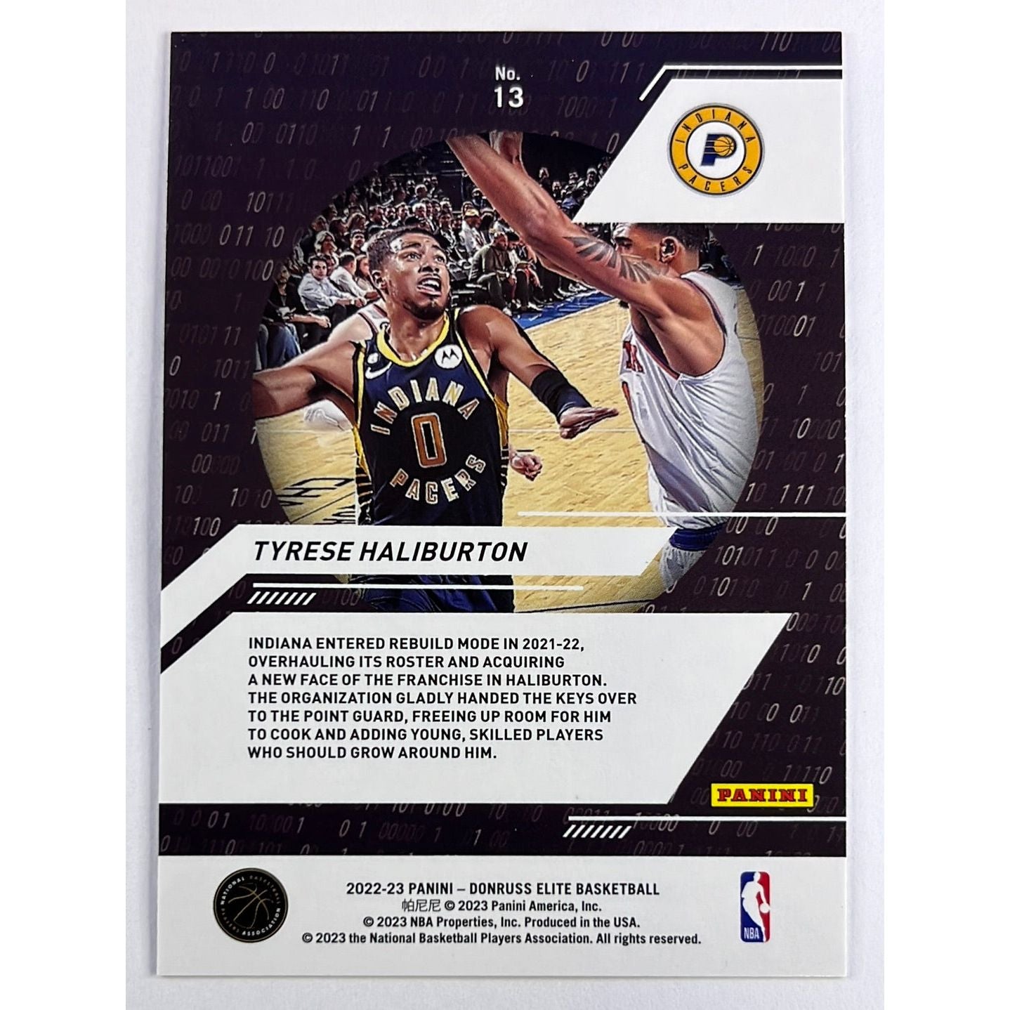 2022-23 Donruss Elite Tyrese Haliburton Power Formulas