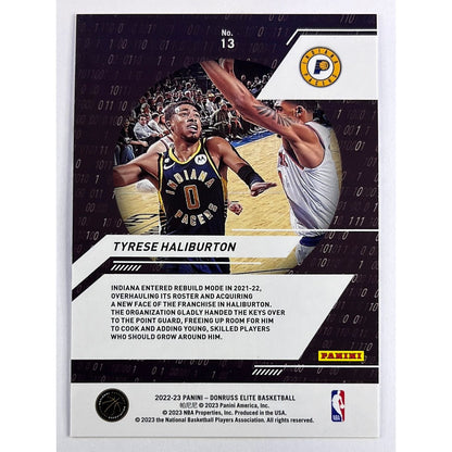 2022-23 Donruss Elite Tyrese Haliburton Power Formulas