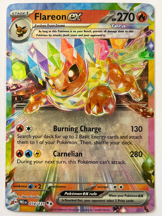 Flareon EX Holo Double Rare 014/131