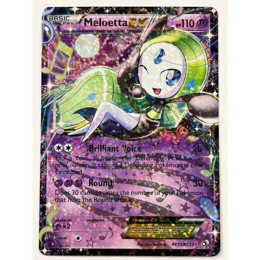 Meloetta EX Holo Rare RC11/RC25