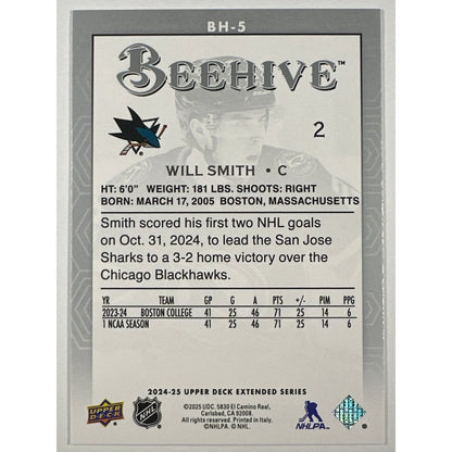2024-25 Upper Deck Extended Will Smith Bee Hive RC | Local Legends Cards & Collectibles