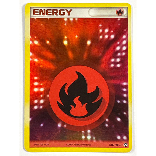 Fire Energy Holo Rare 104/108