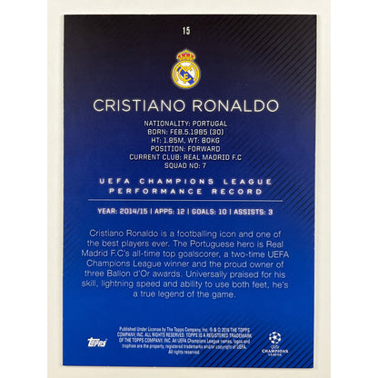 2015-16 Topps EUFA Champions League Cristiano Ronaldo