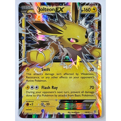 Jolteon EX Holo Ultra Rare 28/83 | Local Legends Cards & Collectibles