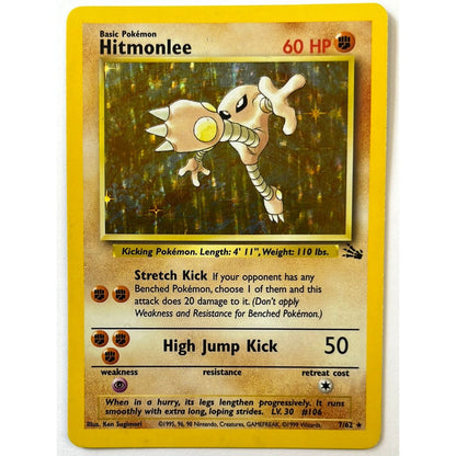 Hitmonlee Holo Rare 7/62