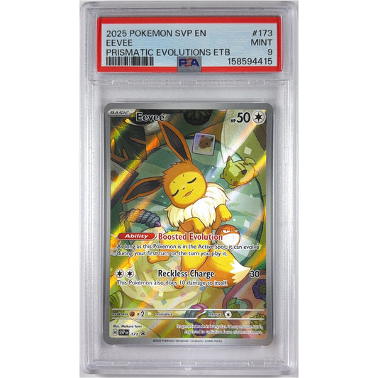 Eevee Black Star Promo 173 PSA 9 MINT