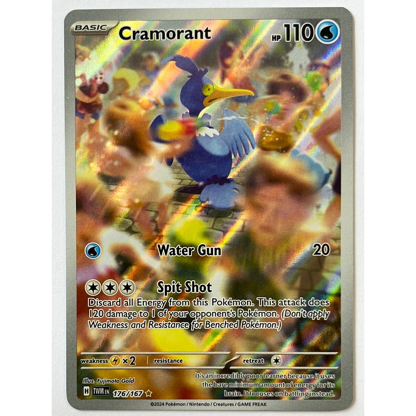 Cramorant Holo Illustration Rare 176/167