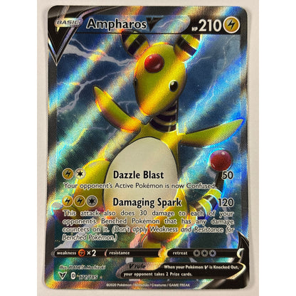 Ampharos V Holo Ultra Rare 171/185