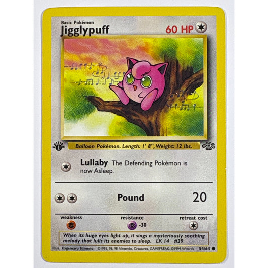 1st Edition Jigglypuff Non Holo Common 54/64