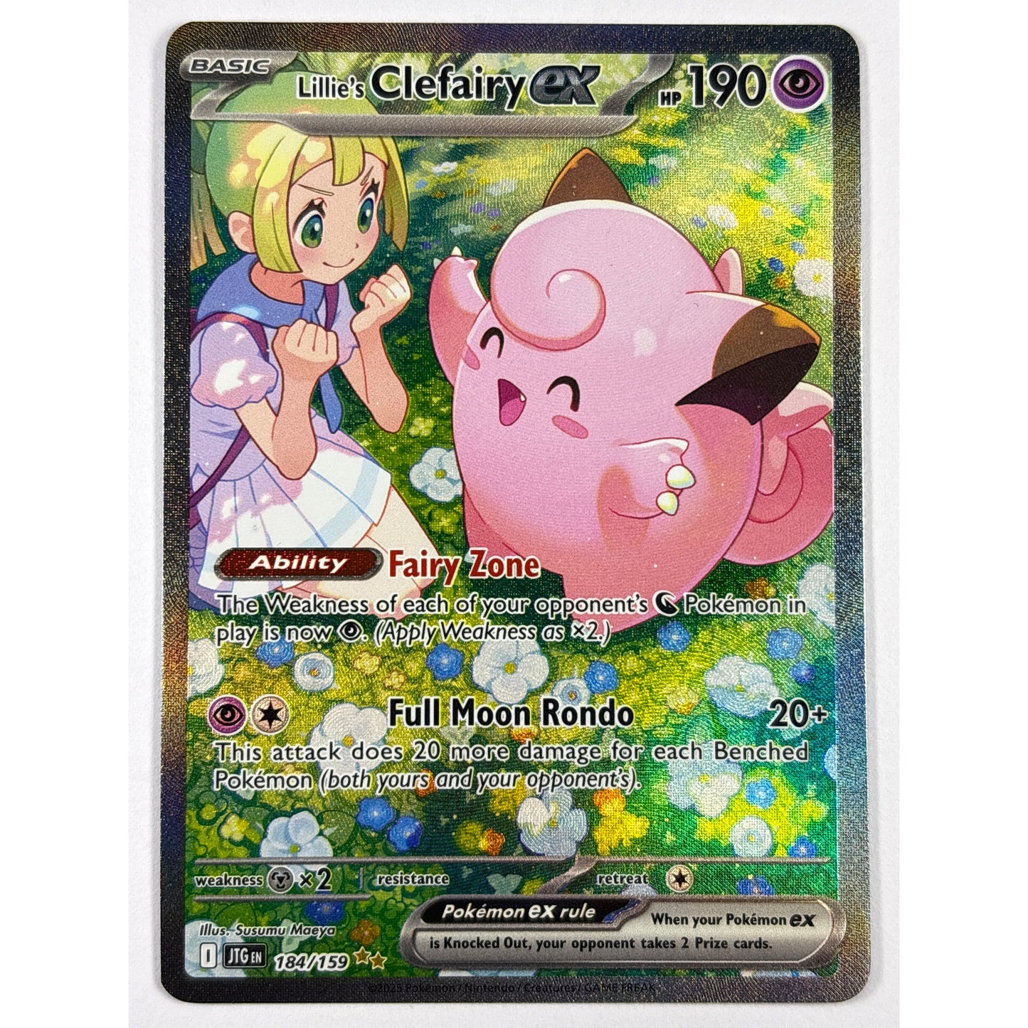 Lillie’s Clefairy Holo Special Illustration Rare 184/159