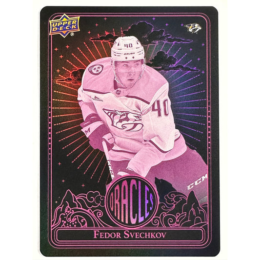 2024-25 Upper Deck Extended Series Fedor Svechkov Oracles Pink SP | Local Legends Cards & Collectibles