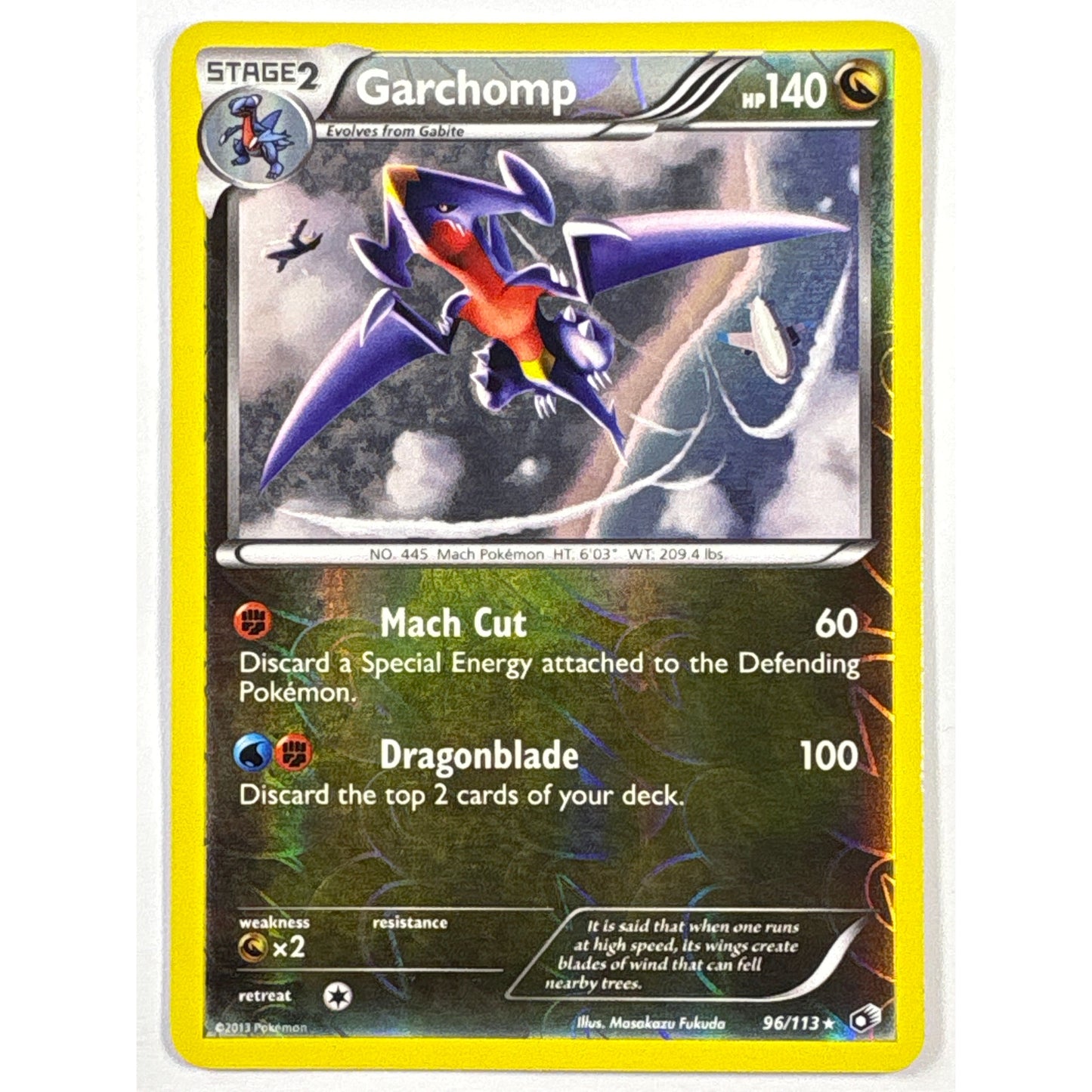 Garchomp Reverse Holo Rare 96/113 | Local Legends Cards & Collectibles