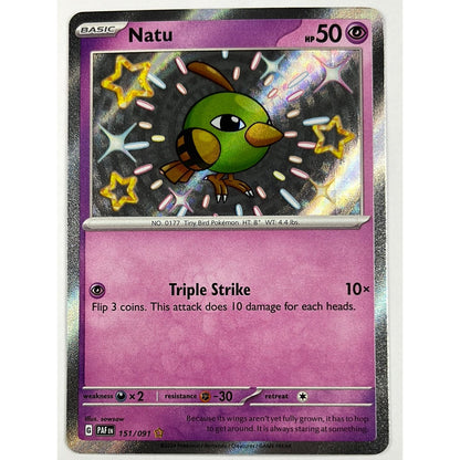 Natu Holo Shiny Rare 151/091