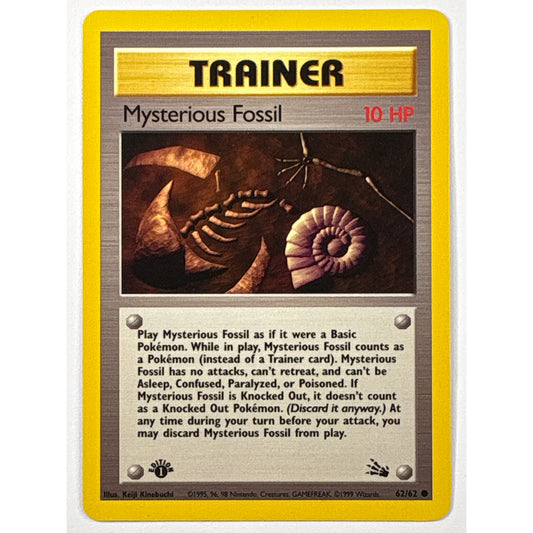 1st Edition Mysterious Fossil Non Holo Common 62/62 | Local Legends Cards & Collectibles