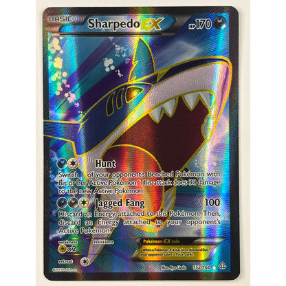 Sharpedo EX Holo Ultra Rare 152/160