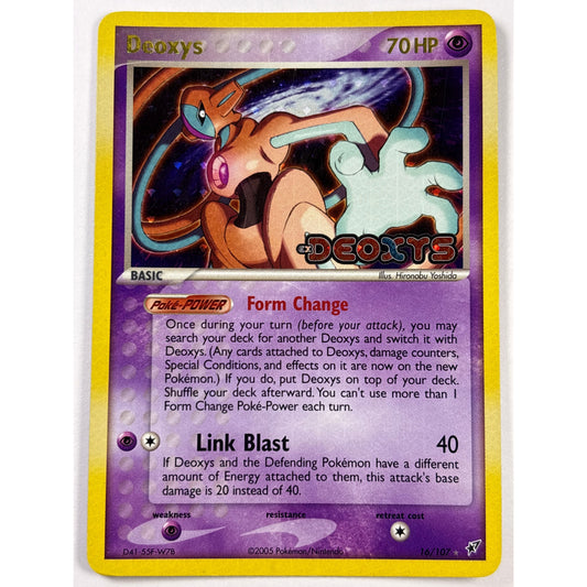 *Stamped Deoxys Reverse Holo 16/107 | Local Legends Cards & Collectibles