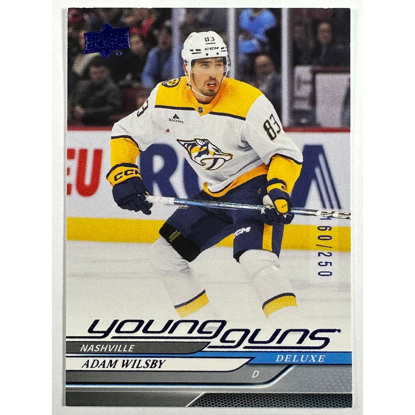 2024-25 Upper Deck Extended Series Adam Wilsby Young Guns Deluxe /250 | Local Legends Cards & Collectibles