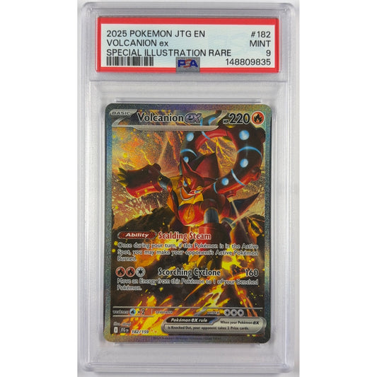 Volcanion Holo Special Illustration Rare 182/159 PSA 9 MINT