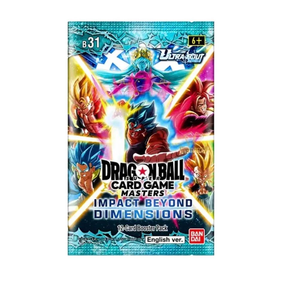 Bandai Dragon Ball Super Ultra Bout Series Masters Impact Beyond Dimensions Booster Pack