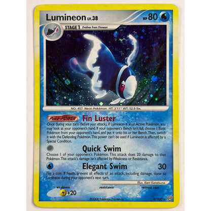 Lumineon Lv. 38 Holo 4/100 Rare