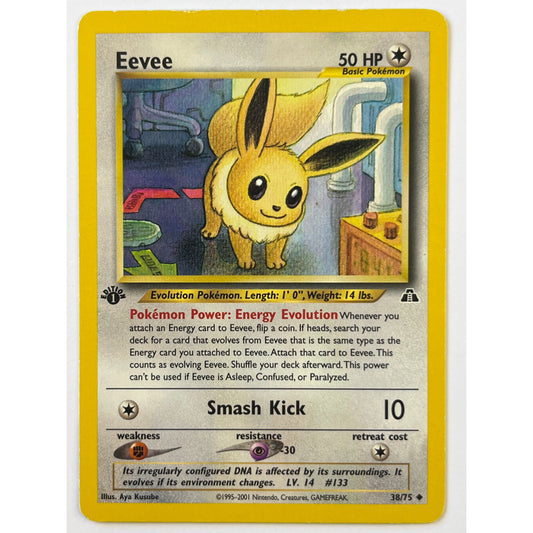 1st Edition Eevee Non Holo Uncommon 38/75