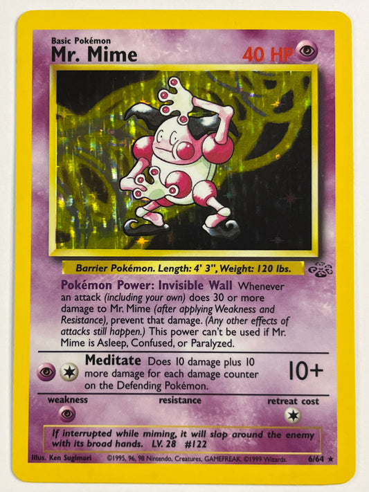 Mr. Mime Holo Rare 6/64