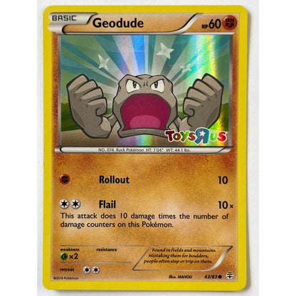 Geodude Holo Common Toys R Us  Promo