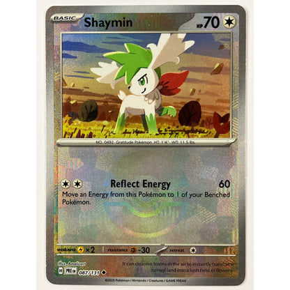 Shaymin Poké Ball Reverse Holo Uncommon 087/131