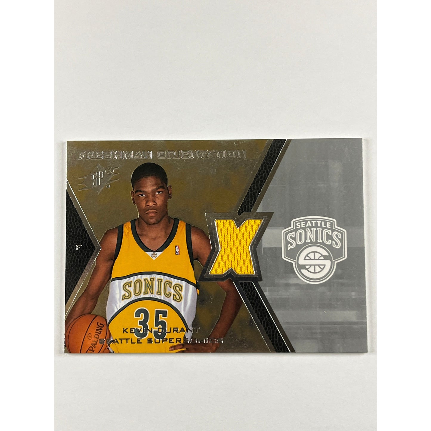 2007-08 SPX Kevin Durant Freshman Orientation Rookie Jersey Patch