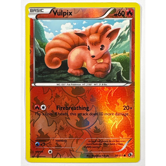 Vulpix Reverse Holo Common 20/113 | Local Legends Cards & Collectibles