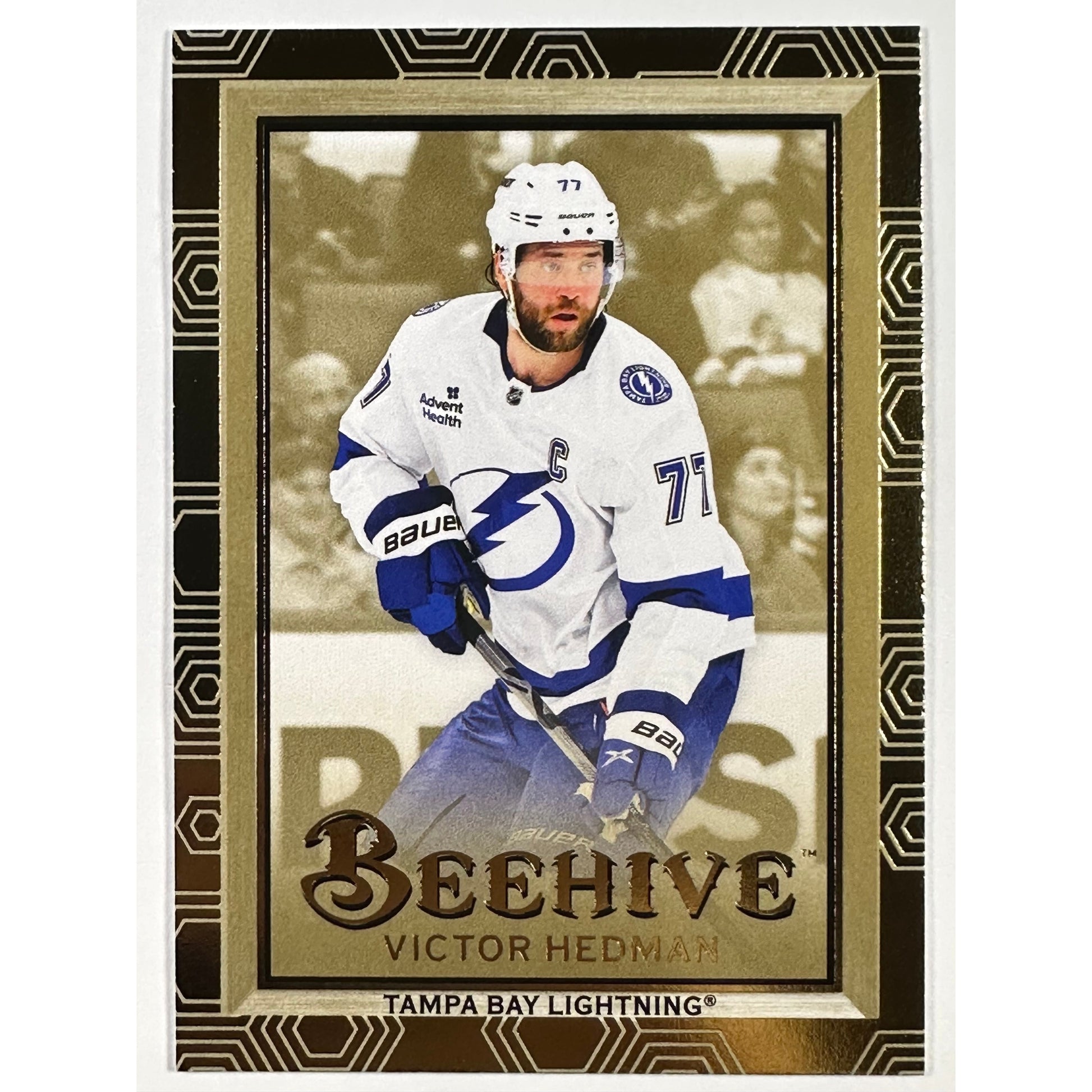 2024-25 Upper DeckExtended Series Victor Hedman Bee Hive Gold Foil | Local Legends Cards & Collectibles