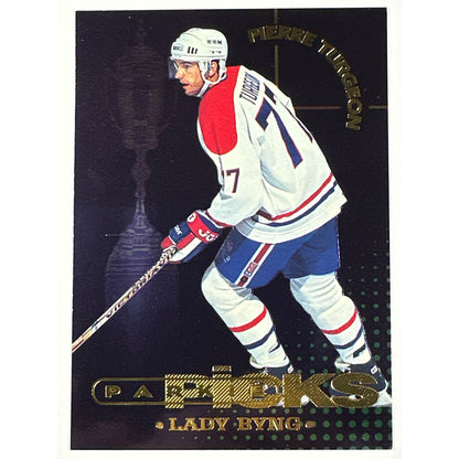 1994-95 Parkhurst Pierre Turgeon Parkie Picks Lady Bing /1000 | Local Legends Cards & Collectibles