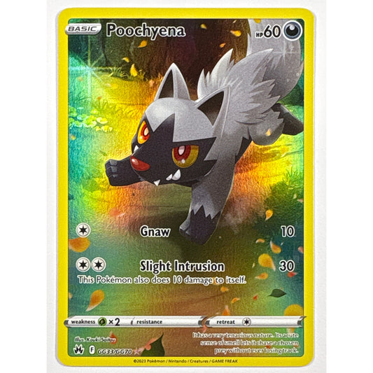 Poochyena Holo Galarian Gallery Rare GG33/GG70 | Local Legends Cards & Collectibles