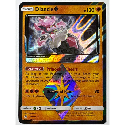Diancie Holo Prism Rare 74/131 | Local Legends Cards & Collectibles