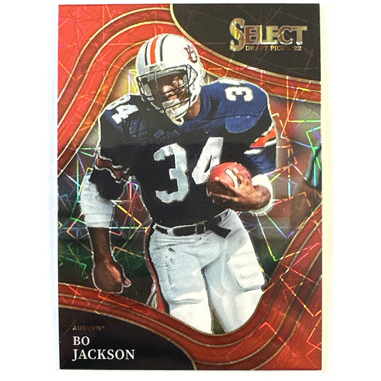 2022 Select Draft Picks Bo Jackson Field Level Red Velocity Prizm | Local Legends Cards & Collectibles