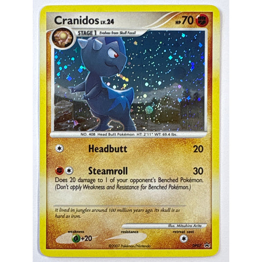 Cranidos LV. 24 Holo*BLEED Black Star Promo DP07 | Local Legends Cards & Collectibles