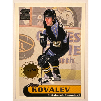 1999-2000 Pacific Paramount Alexei Kovalev Premiere Date 07/50 | Local Legends Cards & Collectibles