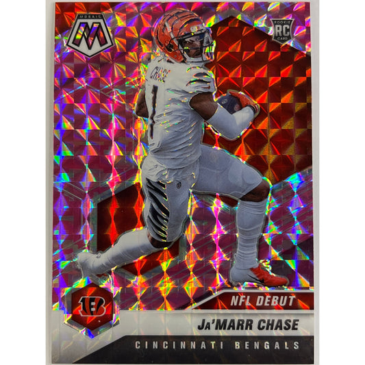 2021-22 Panini Mosaic Ja’marr Chase Pink Camo | Local Legends Cards & Collectibles