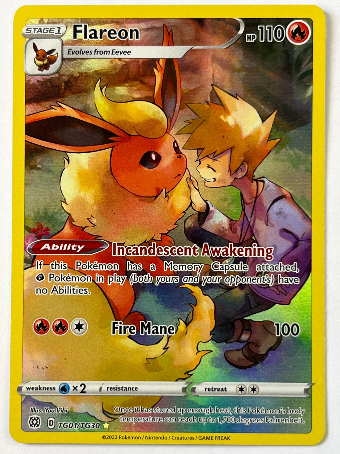 Flareon Holo Rare TG01/TG30