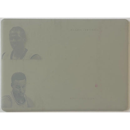 2020 Leaf Superlative Collection Steph Curry / Allen Iverson Magenta Printing Plate 1/1 | Local Legends Cards & Collectibles