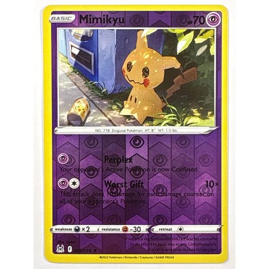 Mimikyu Reverse Holo Rare 080/196 | Local Legends Cards & Collectibles