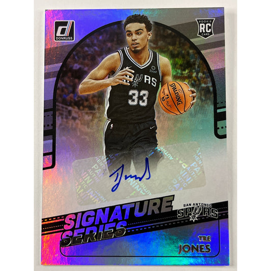 2020-21 Donruss Tre Jones Signature Series RC Auto