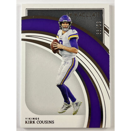 2022 Immaculate Collection Kirk Cousins /99