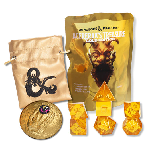 Dungeons & Dragons Acererak’s Treasure Gold Edition Blind Dice Bag