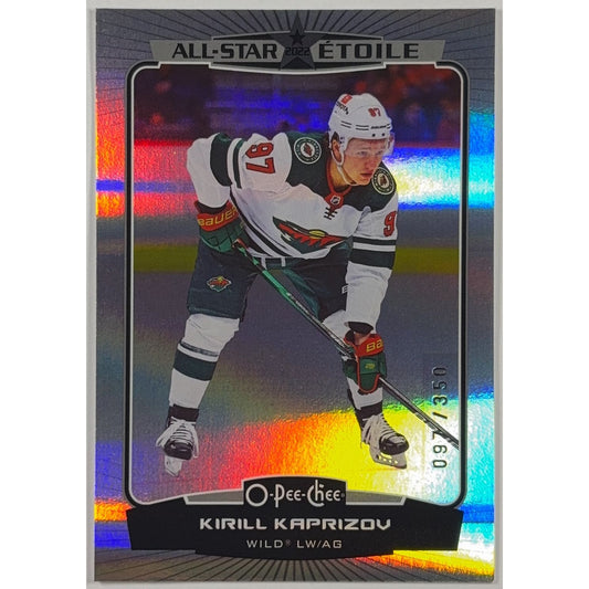 2022-23 O-Pee-Chee Kirill Kaprizov All-Star Foil 97/350 | Local Legends Cards & Collectibles
